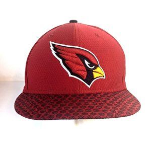 New Era NFL Arizona Cardinals 59Fifty Red Fitted Hat 7 5/8